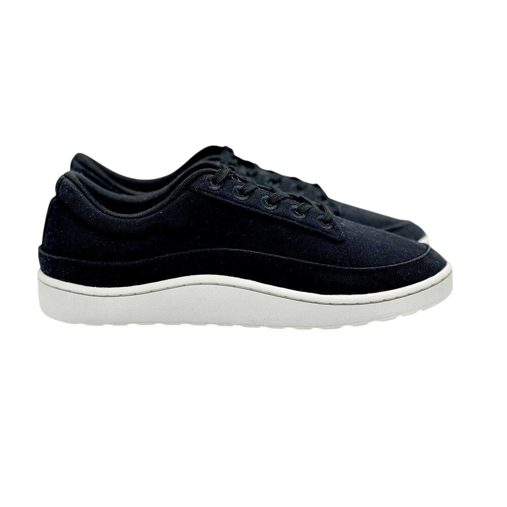 Allbirds Canvas Pipers Womens 8 Black White Organic Cotton Low Top Sneaker CP1W8